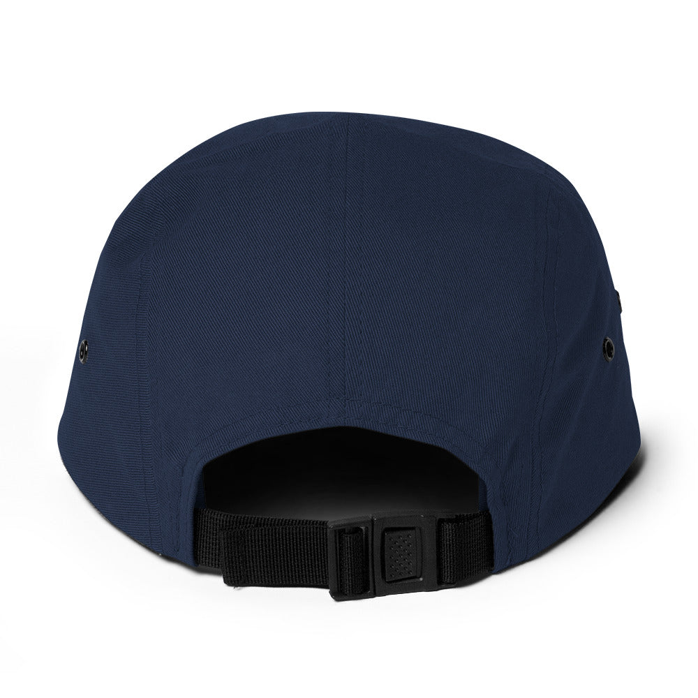 Pardon Script Five Panel Cap Back