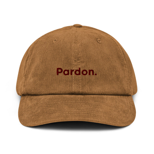 Pardon Supply Dad's Pink Corduroy Cap