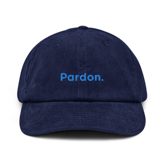 Pardon Supply The Blues Corduroy Cap