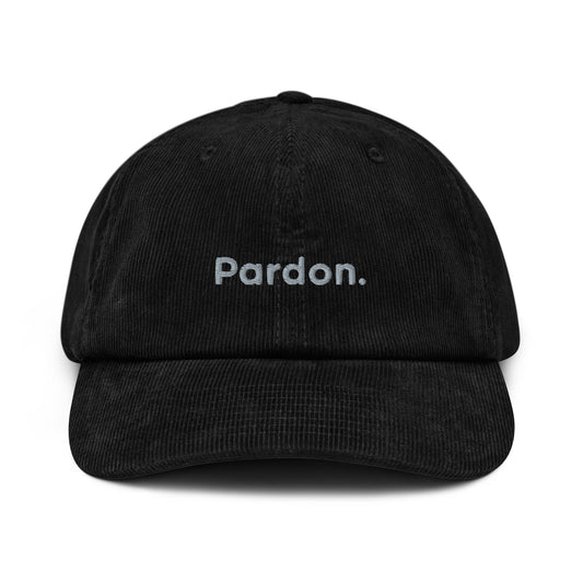 Pardon Supply Turning Grey Corduroy Cap