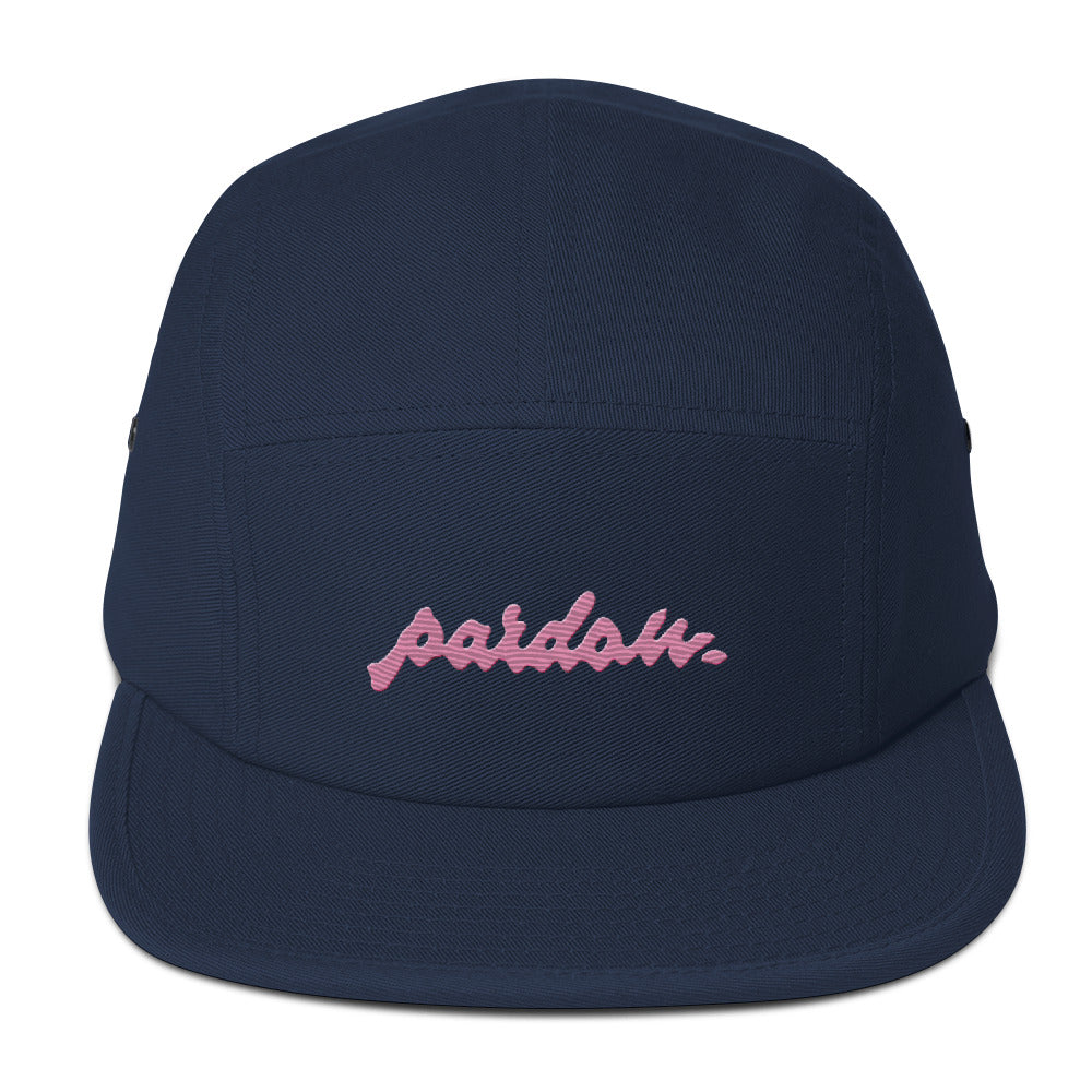 Pardon Script Five Panel Cap