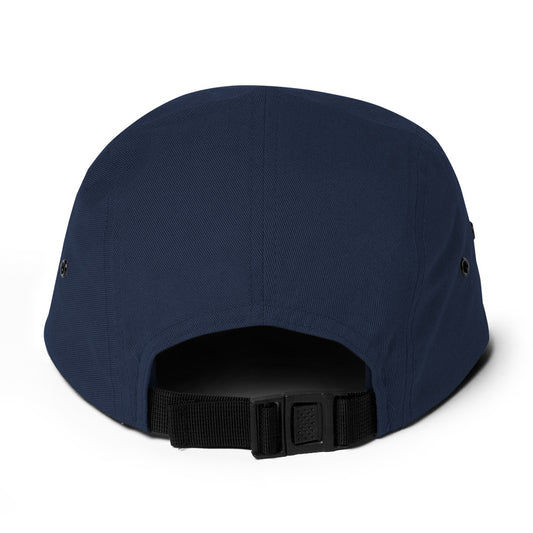 Pardon Script Five Panel Cap Back